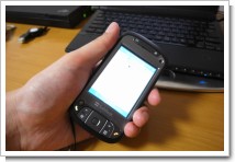 ソフトバンク スマートフォン X01HTの写真