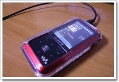 SONY Walkman S710Fシリーズ用 クリアケース CKH-NW710の写真